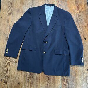 Jack Nicklaus Navy Golf Blazer 42R Mens Jacket Tournament Dillards Vintage